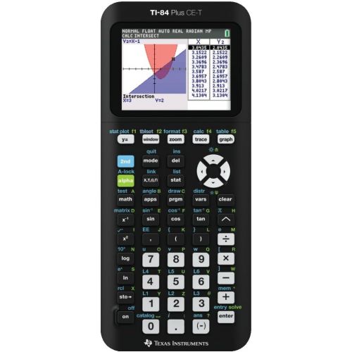  Texas Instruments TI-84 Plus CE-T Graphic Calculator with USB Link