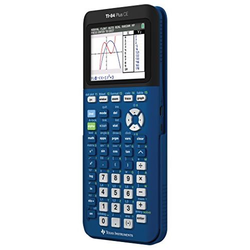  Texas Instruments TI- 84 Plus CE Denim Graphing Calculator