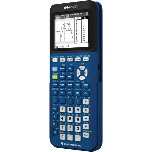  Texas Instruments TI- 84 Plus CE Denim Graphing Calculator