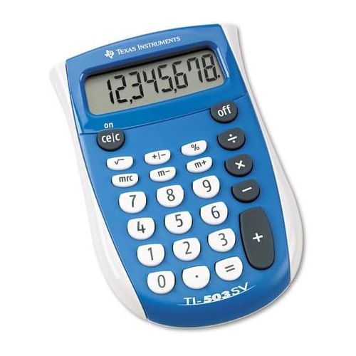  Texas Instruments TI-503 SV 503SV/FBL/2L1 Standard Function Calculator (12 Pack)