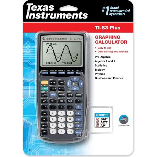  Texas Instruments TI-83 Plus Graphing Calculator, Standard