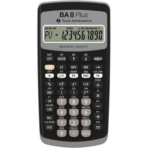  (Texas Instruments) Advanced Financial Calculator (BA II Plus)