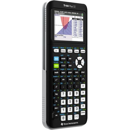  Texas Instruments TI-84 Plus CE Graphing Calculator, Black