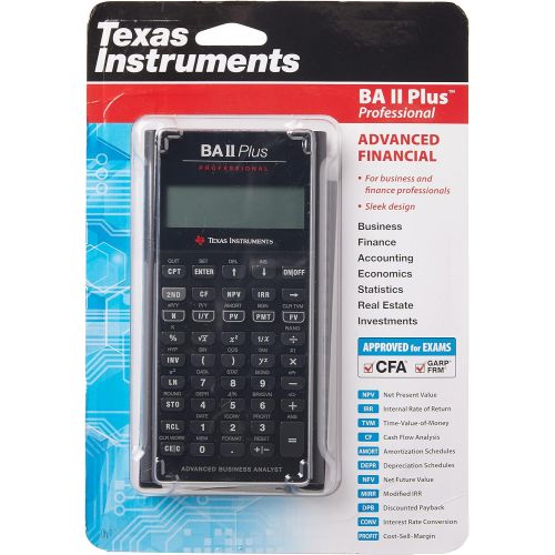  [아마존베스트]Texas Instruments BA II Plus Professional Financial Calculator