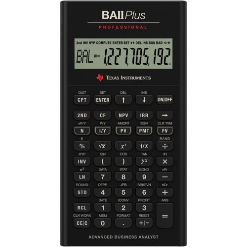  [아마존베스트]Texas Instruments BA II Plus Professional Financial Calculator