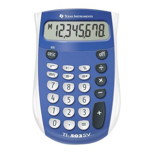  [아마존베스트]Texas Instruments : TI-503SV Handheld Calculator, Eight-Digit LCD -:- Sold as 2 Packs of - 1 - / - Total of 2 Each