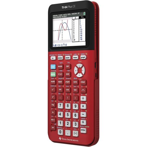  Texas Instruments TI-84 Plus CE Radical Red Graphing Calculator