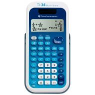Texas Instruments MultiView TI-34 Scientific Calculator - 4 Line(s) - 16 Character(s) - LCD - Solar, Battery Powered 34MV/TBL/1L1/A