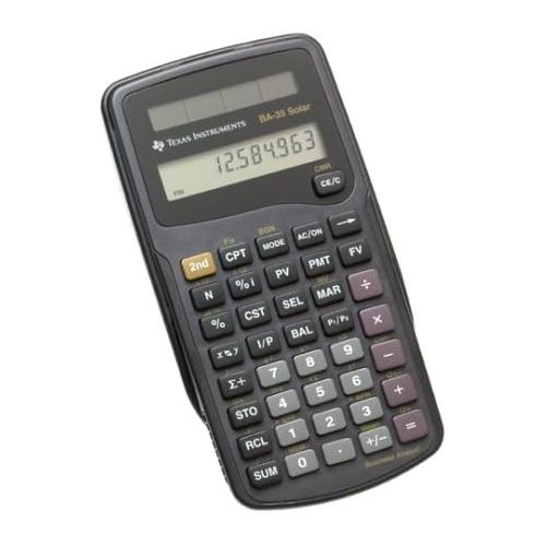  Texas Instruments BA35 Solar Calculator