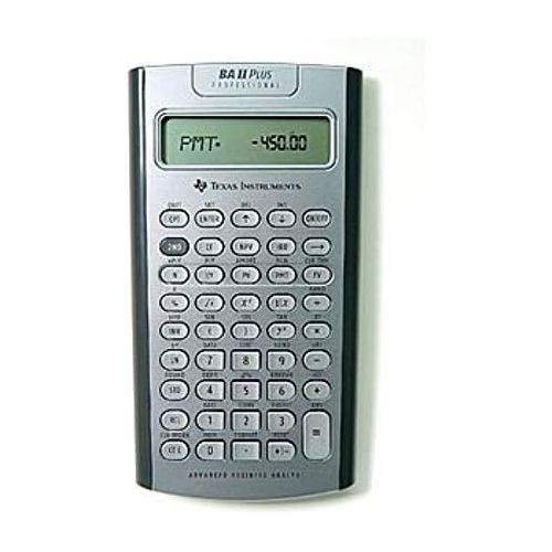  TEXAS INSTRUMENTS Professional Financial Calculator BA II Plus