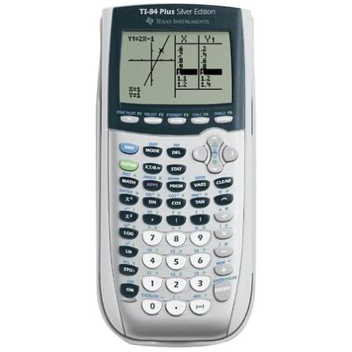  Texas Instruments TI 84 Plus Silver Edition Graphing Calculator