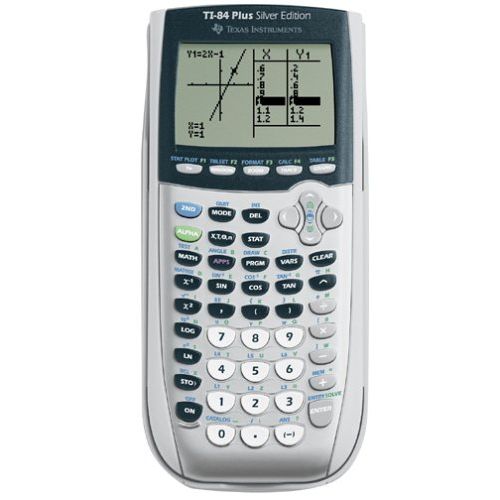  Texas Instruments TI 84 Plus Silver Edition Graphing Calculator