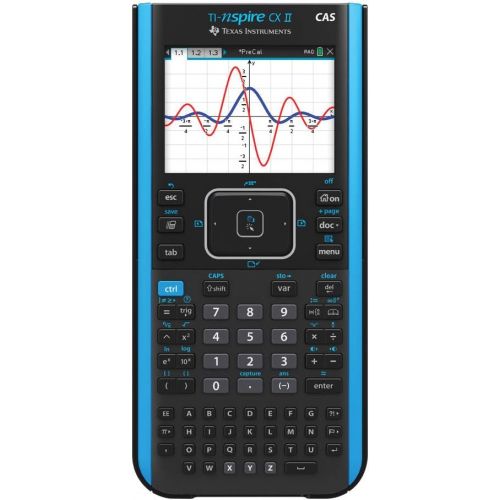 Texas Instruments TI Nspire CX II CAS Color Graphing Calculator with Student Software (PC/Mac)