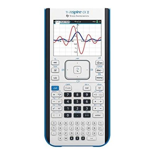  Texas Instruments TI Nspire CX II Color Graphing Calculator with Student Software (PC/Mac)