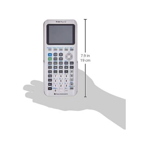  Texas Instruments TI 84 Plus CE Color Graphing Calculator, Bright White
