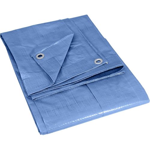  Texsport Heavy-Duty Reinforced Multi-Purpose Waterproof Blue Tarp