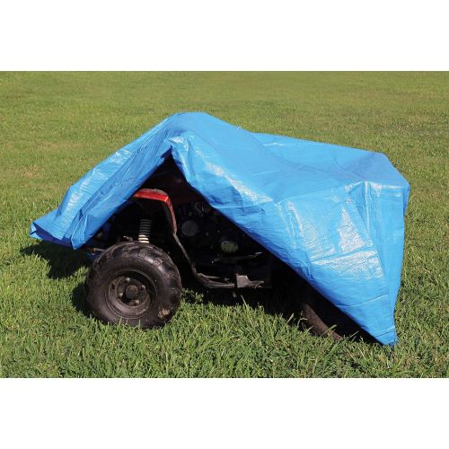  Texsport Heavy-Duty Reinforced Multi-Purpose Waterproof Blue Tarp