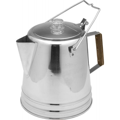  Texsport Stainless Steel Coffee Pot Percolator for Outdoor Camping