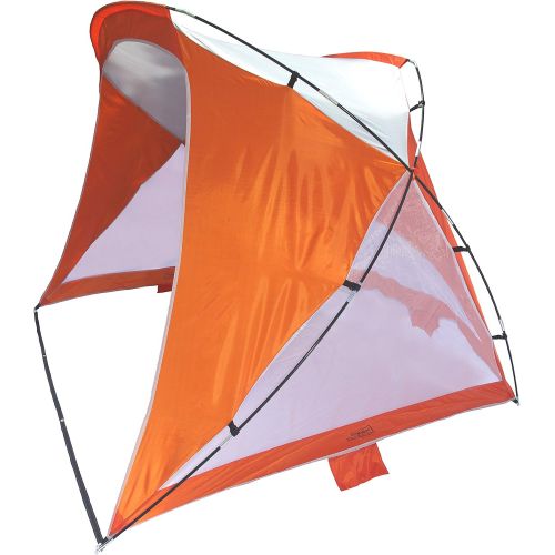  Texsport Portable Easy Up Outdoor Beach Cabana Tent Sun Shade Shelter - Lightweight and Compact Brilliant Orange, 9 x 6 x 68