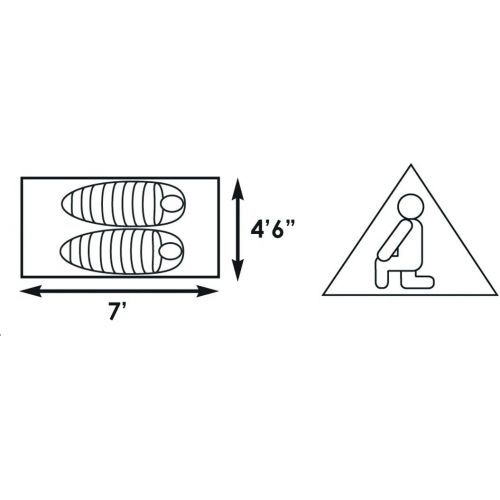  Texsport 2 Person Camouflage Trail Tent