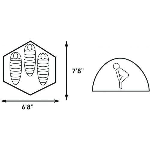  Texsport 01113 Hide-A-Way Camouflage Hexagon Dome Tent