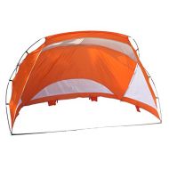 Texsport Portable Easy Up Outdoor Beach Cabana Tent Sun Shade Shelter - Lightweight and Compact Brilliant Orange, 9 x 6 x 68