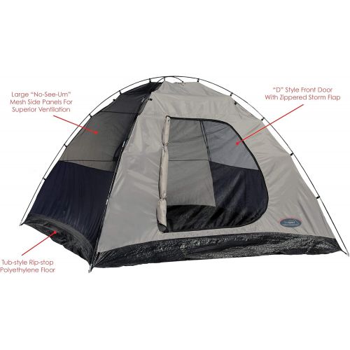  Texsport 5 Person Branch Canyon Dome Family Camping Backpacking Tent