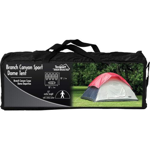  Texsport 5 Person Branch Canyon Dome Family Camping Backpacking Tent