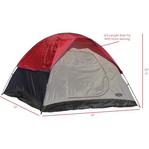  Texsport 5 Person Branch Canyon Dome Family Camping Backpacking Tent