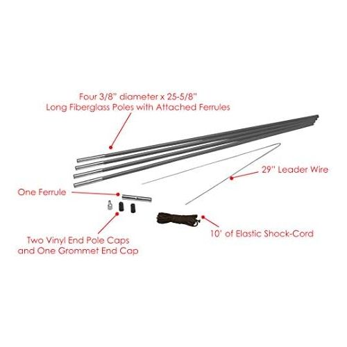  Texsport Tent-Stakes Tent Pole Replacement Kit