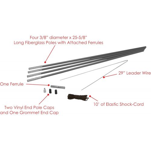  Texsport Tent-Stakes Tent Pole Replacement Kit