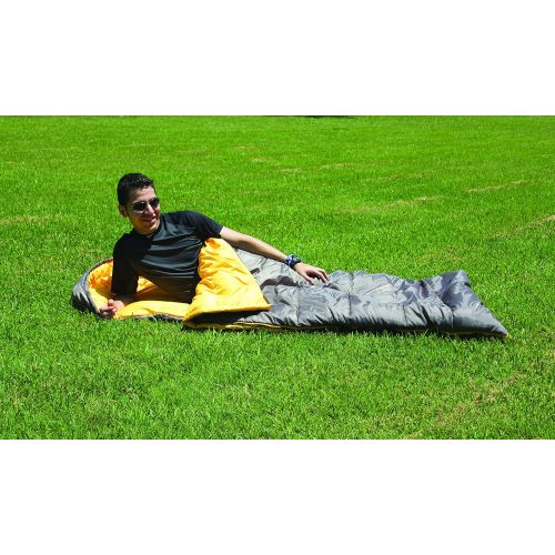  Texsport Trailhead Hybrid Sleeping Bag, GrayGold