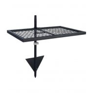 Texsport Field & Stream Swivel Camp Grill Adjusts up to 8.5” high, (Grate dimensions: 24”L x 16”W)