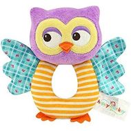 [아마존베스트]Teytoy teytoy Owl Soft Rattle Toy for Over 0 Months