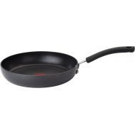 [아마존 핫딜]  [아마존핫딜]T-fal E76507 Ultimate Hard Anodized Scratch Resistant Titanium Nonstick Thermo-Spot Heat Indicator Anti-Warp Base Dishwasher Safe Oven Safe PFOA Free Saute / Fry Pan Cookware, 12-I