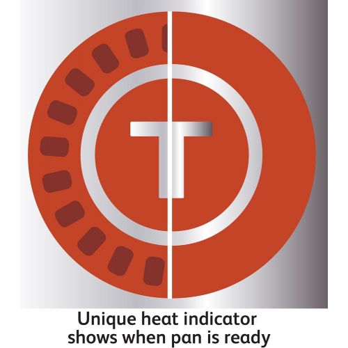 테팔 [아마존 핫딜]  [아마존핫딜]T-fal E76507 Ultimate Hard Anodized Scratch Resistant Titanium Nonstick Thermo-Spot Heat Indicator Anti-Warp Base Dishwasher Safe Oven Safe PFOA Free Saute / Fry Pan Cookware, 12-I