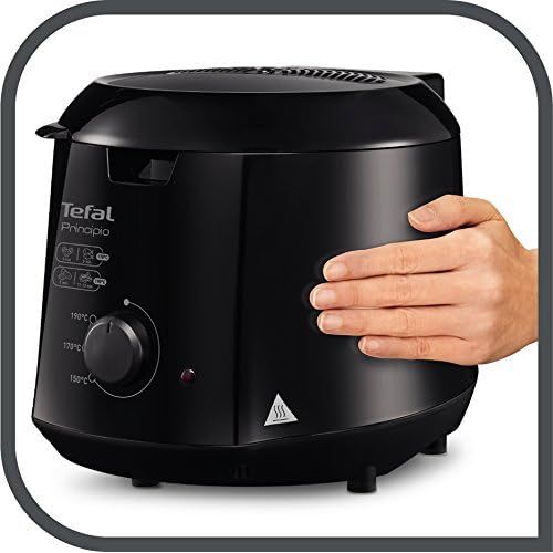 테팔 [아마존베스트]T-fal FF230850 Cool-Touch Mini Deep-Fryer, 1.2-Liter, Black