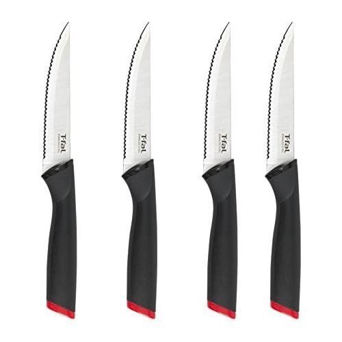 테팔 [아마존베스트]T-fal 84248 Comfort Steak Knives (4 Pack), Stainless Steel