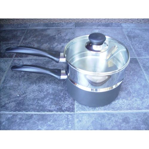 테팔 [아마존베스트]T-fal B1399663 Specialty Stainless Steel Double Boiler with Phenolic Handle Cookware, 3-Quart, Silver