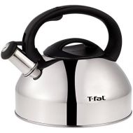 [아마존베스트]T-fal C76220 Specialty Stainless Steel Dishwasher Safe Whistling Coffee and Tea Kettle, 3-Quart, Silver