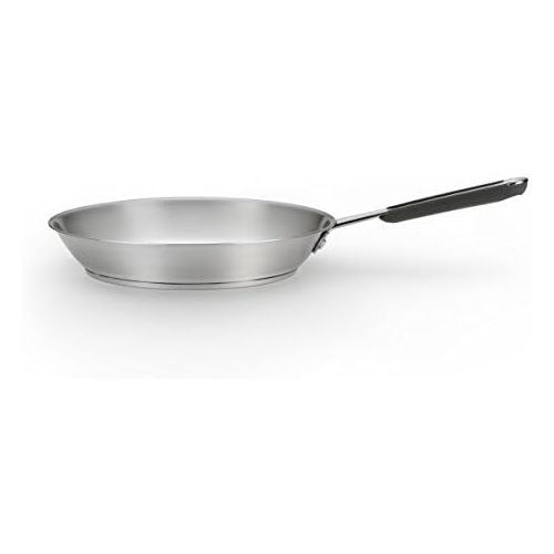 테팔 [아마존베스트]T-fal E75907 Performa Pro Stainless Steel Dishwasher Safe Oven Safe Fry Pan Saute Pan Cookware, 12-Inch, Silver