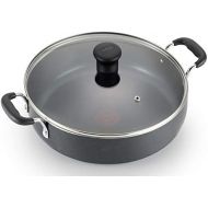 [아마존베스트]T-fal B36282 Nonstick Deep Covered Everyday Pan with Ergonomic Stay-Cool Handles Cookware, 12-Inch, Black