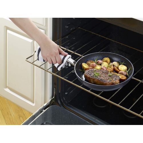 테팔 [아마존베스트]T-fal G10405 Heatmaster Nonstick Thermo-Spot Heat Indicator Fry Pan Cookware, 10-Inch, Black - As Seen on TV