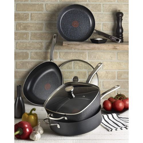 테팔 [아마존베스트]T-fal G10405 Heatmaster Nonstick Thermo-Spot Heat Indicator Fry Pan Cookware, 10-Inch, Black - As Seen on TV