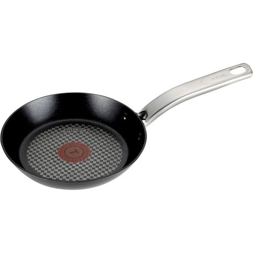 테팔 [아마존베스트]T-fal C51705 ProGrade Titanium Nonstick Thermo-Spot Dishwasher Safe PFOA Free with Induction Base Fry Pan Cookware, 10-Inch, Black - 2100094049