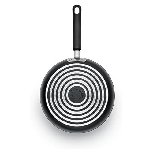 테팔 [아마존베스트]T-fal C5610564 Titanium Advanced Nonstick Thermo-Spot Heat Indicator Dishwasher Safe Cookware Fry Pan, 10.5-Inch, Black - 2100103840