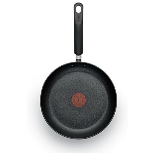 테팔 [아마존베스트]T-fal C5610564 Titanium Advanced Nonstick Thermo-Spot Heat Indicator Dishwasher Safe Cookware Fry Pan, 10.5-Inch, Black - 2100103840