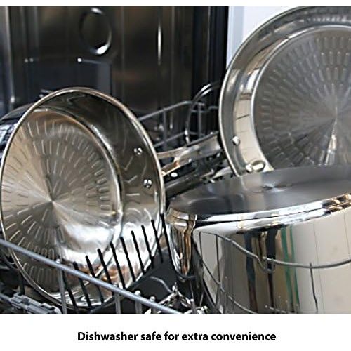 테팔 [아마존베스트]T-fal 2100096045 Pro E760SC Performa Stainless Steel Dishwasher Oven Safe Cookware Set, 12-Piece, Silver, 0,