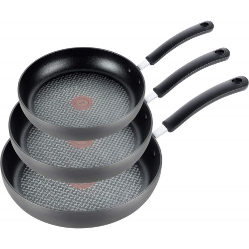  T-fal Ultimate Hard Anodized Nonstick 8-Inch, 10.25-Inch and 12-Inch Fry Pan Cookware Set