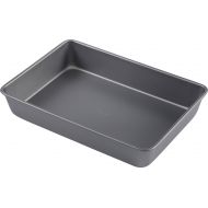 T-fal Commercial Oblong Nonstick Cake Pan, 9 x 13, Gray